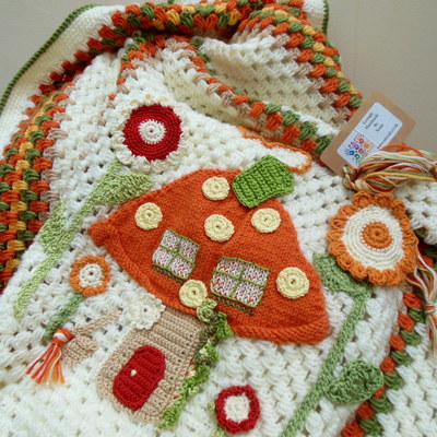fairy-mushroom-crochet-baby-blanket