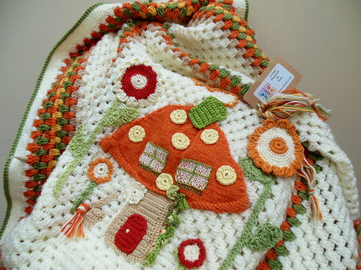 fairy-mushroom-crochet-baby-blanket