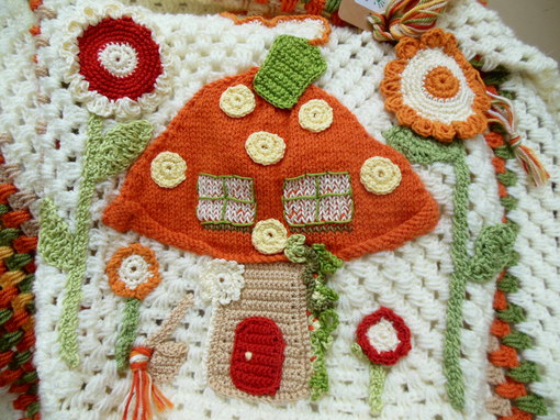 fairy-mushroom-crochet-baby-blanket