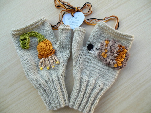 hand-knit-gloves