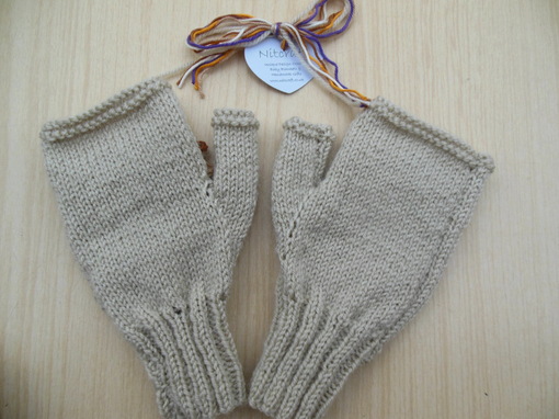 hand knit gloves texting gloves wrist warmers