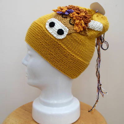 Highland-cow-hat-womens-slouchy-beanie