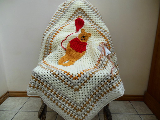 Large-Winnie-The-Pooh-Crochet-Baby-Blanket