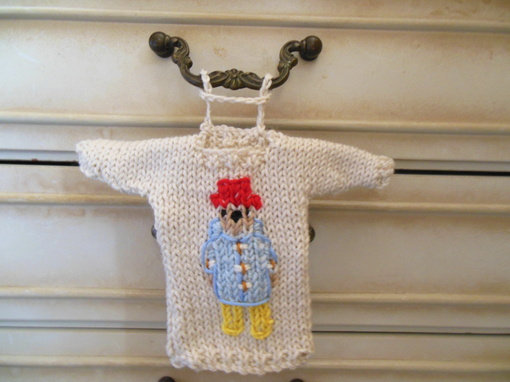 hand-knit-paddington-bear-mini-sweater-ornament